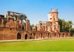 The old British Residency, Lucknow