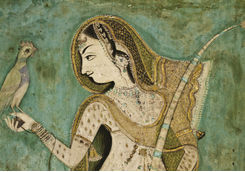 Painting of an Indian woman