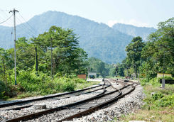 Railway leading out of Kalimpong