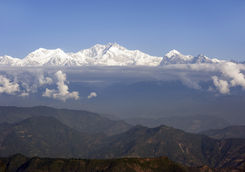 Kalimpong view of the Himalayas