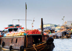 Cai Rang floating market, Can Tho