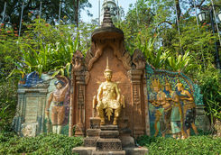 French Siamese treaty monument in Phnom Penh, Cambodia