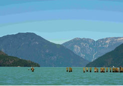 Pacific ocean inlet