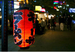 Street food market