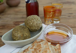 Omani honey saj bread