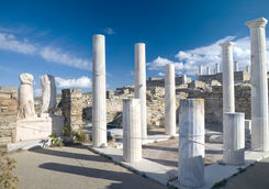 Ruins in Delos