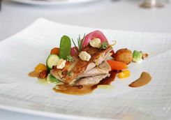 Food at the Yeatman restaurant