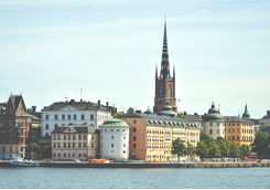 Cityscape view of Stockholm