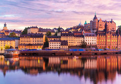 Evening shot of Stockholm