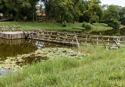 Bidayuh village bridge