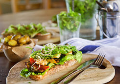 smorgas open sandwich