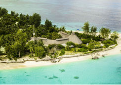aerial shot of the hotel