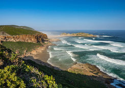 Robberg nature reserve coast