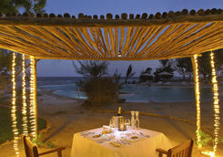dinner overlooking ocean