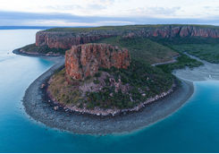 Raft point aerial view