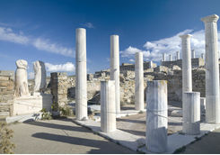 Cleopatra House ruins in Delos
