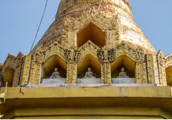 Sculptures in Mount Popa