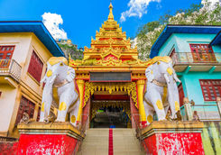 Mount Popa Temple entrance