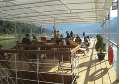 Morning on the RV Zawgyi deck