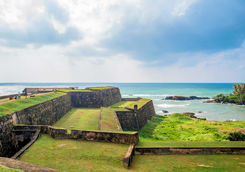 Scenery of the fort in Galle
