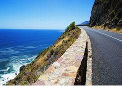 View from the top of the Chapman's Peak drive