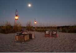 Sand Bar at the Tongabezi Lodge