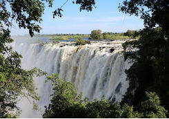 Victoria Falls up close