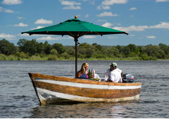 Cruising along the Zambezi