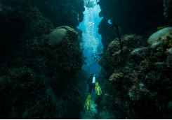 Blue Hole diving