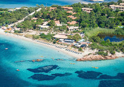 Aerial view of the hotel