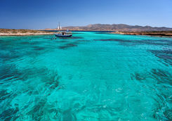 Antiparos lagoon