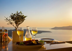 Santorini dinner