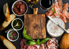 Plenty of french food