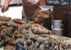 Food market in Bonifacio