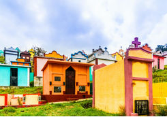 Maya cemetery, Guatemala