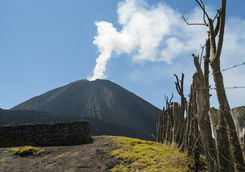 Pacaya Volcano smoke