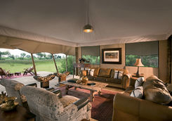 Duba expedition camp lounge