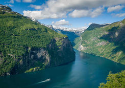 Fjord from above