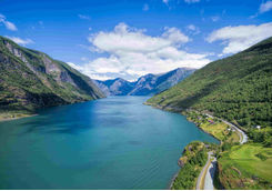 Aurlandsfjorden river