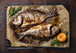 Grilled fish dorado