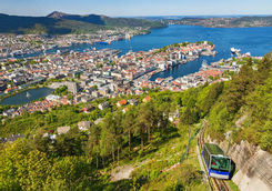 Mount Floyen in Bergen