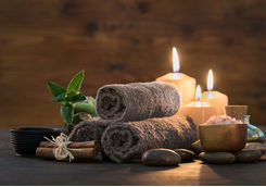 Spa and wellness setting