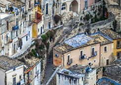 old colourful houses