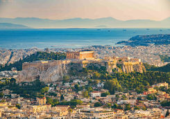 Aerial view of Athens