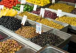 Olive market in Athens