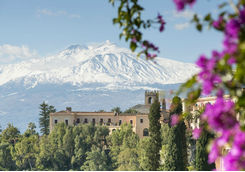 Etna view from Taormina