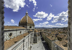 facade and cupola of il duomo