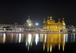 golden temple night