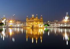 golden temple night