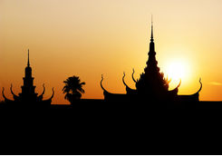 phnom penh sunset
